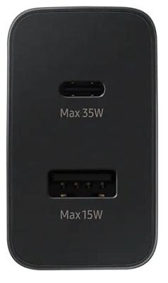 Купить Samsung Power Adapter DUO USB-C 35W (EP-Ta 220) Black  в Бишкеке
