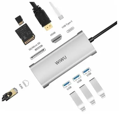 Купить WIWU Alpha A831hrt 8 in 1 в Бишкеке