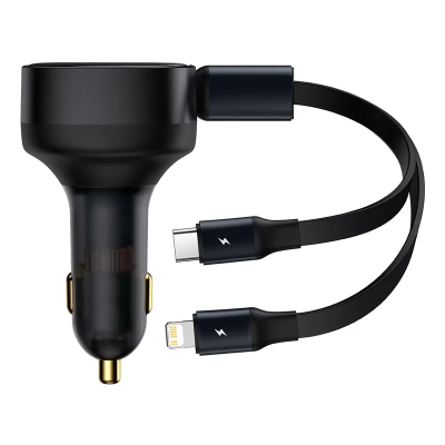Купить Baseus CarCharger Type-С + Lightning 30W в Бишкеке