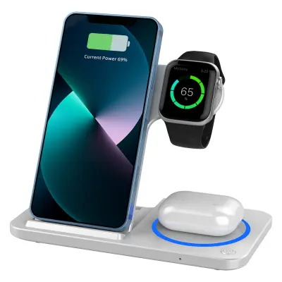Купить WIWU Foldable 3 in 1 Wireless Charger Wi-W020 15W  в Бишкеке